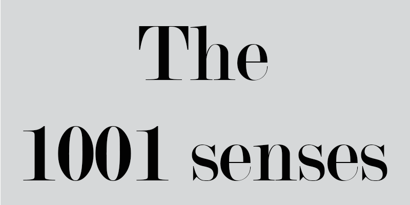 The 1001 Senses