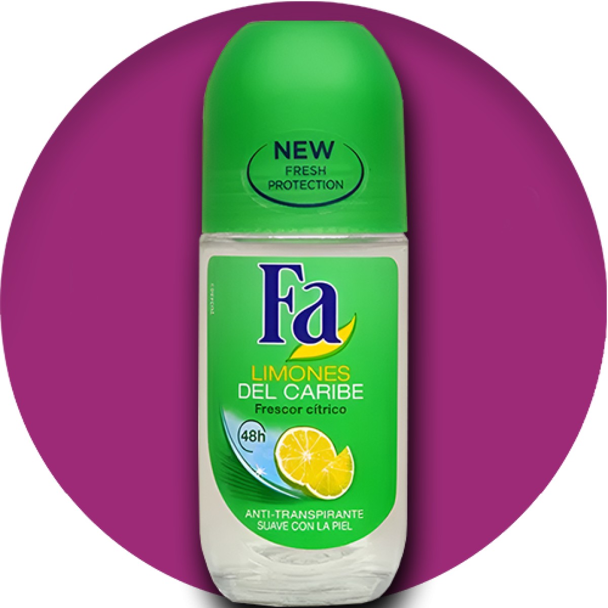 Fa Limones del Caribe, Γυναικείο Αποσμητικό Roll on, 50ml