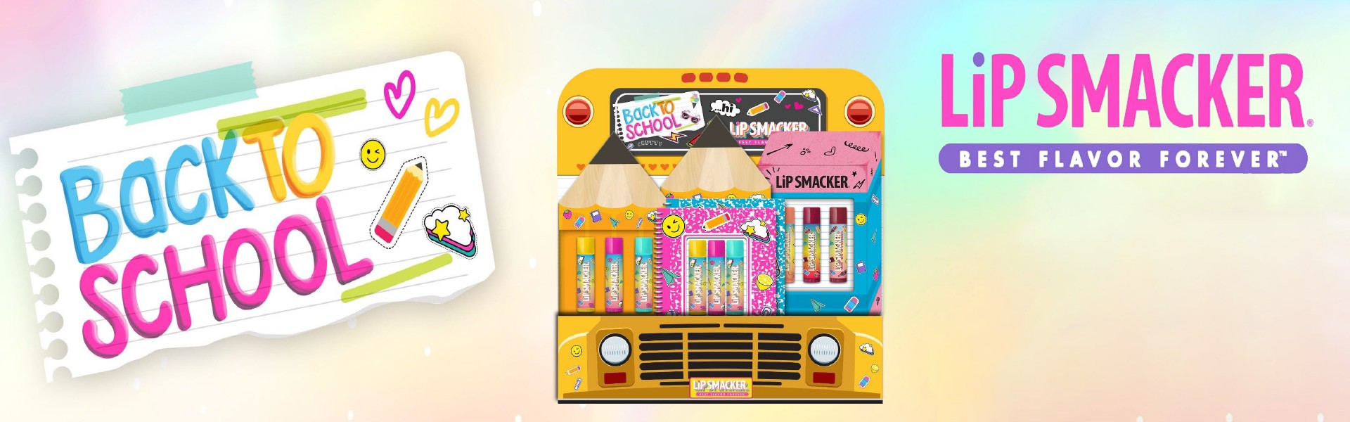 ΝΕΑ Limited Edition Back to School 3αδα lip balms της Lip Smacker!