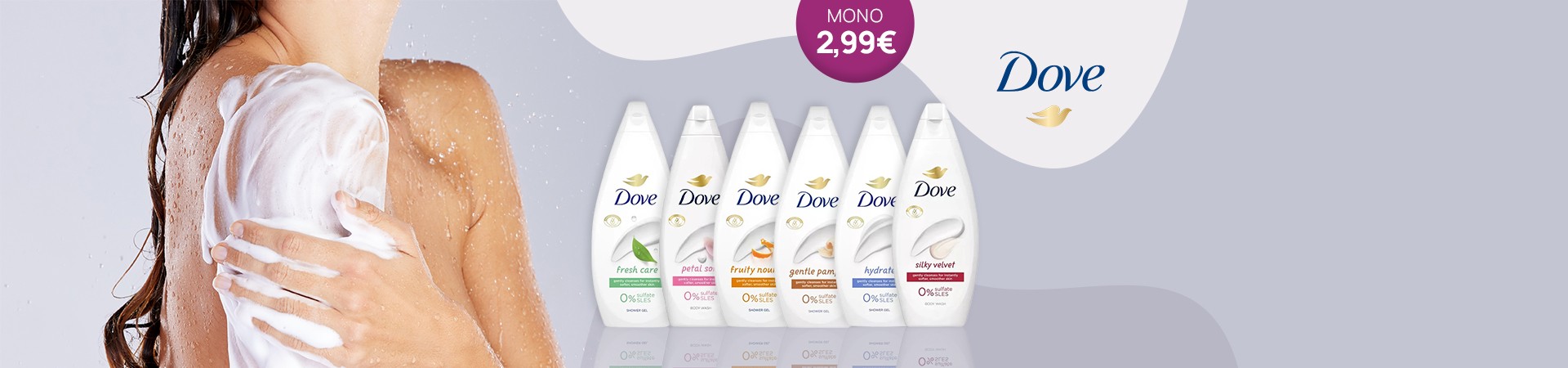 Dove Αφρόλουτρα 720ml