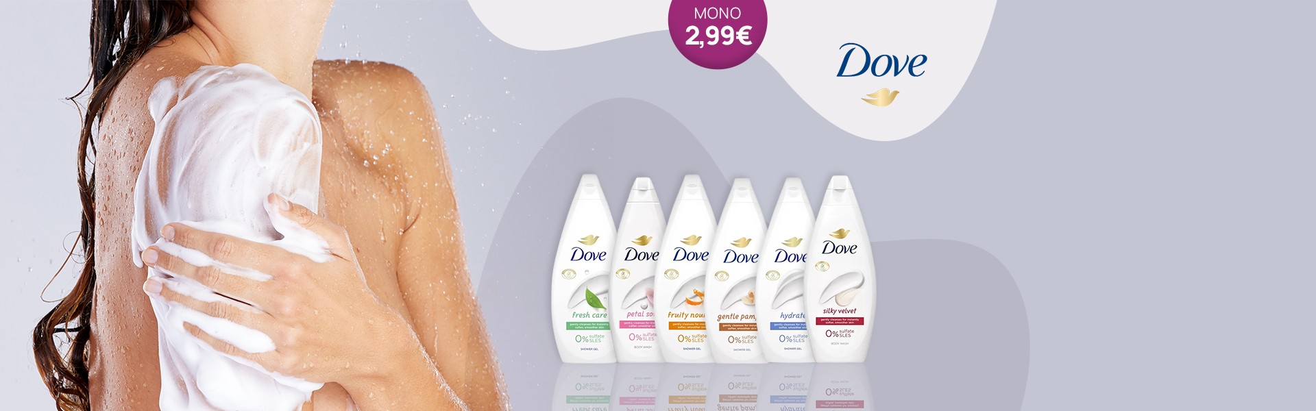 Dove Αφρόλουτρα 720ml