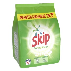 Skip Spring Fresh, Σκόνη Πλυντηρίου ρούχων, 20μεζ. 1,3kg