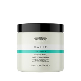 Technique Baljé Multiactive Moisturizing Mask  Papaya & Panthenol, Επανορθωτική Μάσκα Ενυδάτωσης & Λάμψης για ταλαιπωρημένα Μαλλιά, 2x1000ml, 1+1 ΔΩΡΟ