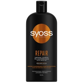 Syoss Shampoo Repair Therapy, Σαμπουάν για Ξηρά & Ταλαιπωρημένα Μαλλιά, 750ml