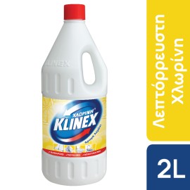 Klinex Λεμόνι, Λεπτόρρευστη Χλωρίνη, 2lt