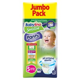 Babylino Pants Unisex No5 Junior 10-16kg Jumbo Pack (46τεμ)