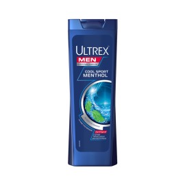 Ultrex Men Cool Sport Menthol Shampoo, Ανδρικό Αντιπιτυριδικό Σαμπουάν για Όλους τους Τύπους Μαλλιών, 360ml