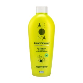 Aroma Bio Olive Oil & Balsam Cream Shower, Αφρόλουτρο, 750ml (1+1 ΔΩΡΟ)
