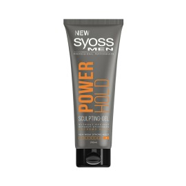Syoss Men Power Hold Sculpting Gel, Τζελ Μαλλιών για Πολύ Δυνατό Κράτημα μεγάλης διάρκειας, 250ml