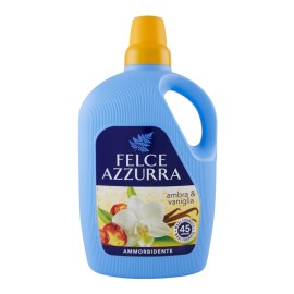 Felce Azzurra Κεχριμπάρι & Βανίλια, Υγρό Μαλακτικό Ρούχων, 3lt, 45 μεζούρες