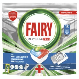 Fairy Platinum Plus All In One Deep Clean, Κάψουλες Πλυντηρίου Πιάτων - 13 Κάψουλες