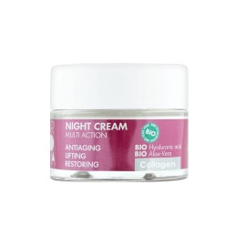 Aroma Bio Night Cream Multi Action με κολλαγόνο, Kρέμα Νύχτας Αντιρυτιδική Συσφιγκτική Αναπλαστική, 50ml