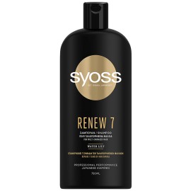 Syoss Renew 7 Complete Repair Shampoo, Σαμπουάν για Πολύ Ταλαιπωρημένα & με Ψαλίδα Μαλλιά, 750ml