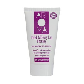 Aroma Tired & Heavy Leg Therapy Bio Arnica & Tea Tree Oil, Βιολογική Κρέμα Θεραπείας για Κουρασμένα & Βαριά Πόδια 75ml