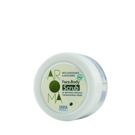 Aroma Bio Olive Oil & Balsam Face & Body Scrub, Φυσικό Απολεπιστικό Προσώπου & Σώματος με Αντιοξειδωτικά, 200ml (1+1 ΔΩΡΟ)