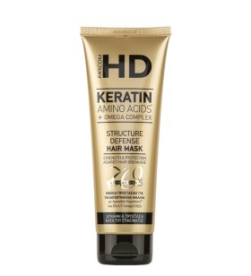 HD Structure Defense Keratin, Μάσκα για Ταλαιπωρημένα Μαλλιά, 250ml