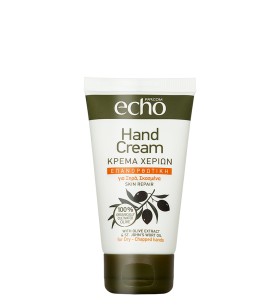 Echo Skin Repair Hand Cream, Κρέμα Χεριών Με Εκχύλισμα Ελιάς Οργανικής καλλιέργειας & Σπαθόλαδο για Σκασμένα & Ξηρά Χέρια 75ml