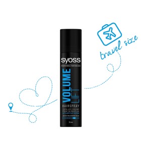 Syoss Volume Lift Hairspray, Λακ για Πλούσια Μαλλιά με Όγκο, 75ml, TRAVEL SIZE