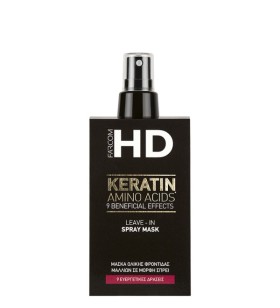 HD Keratin & Aminoacids Leave in Hair Mask, Leave in Μάσκα ολικής φροντίδας μαλλιών, 150ml