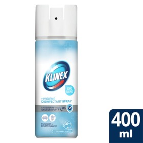 Klinex All in One Cotton Freshness, Αντιβακτηριδιακό Απολυμαντικό Σπρέι 400ml