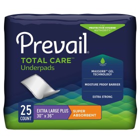 Prevail Total Care Underpads, Υποσέντονα 76x91cm, 25τμχ