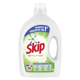Skip Spring Fresh, Υγρό Πλυντηρίου ρούχων, 30μεζ 1,5lt