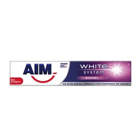 Aim White System Enamel, Οδοντόκρεμα Λεύκανσης & Προστασίας Σμάλτου, 75ml