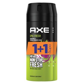 Axe Epic Fresh 48h Non Stop Protection, Αποσμητικό Σπρέι 2x150ml 1+1 ΔΩΡΟ
