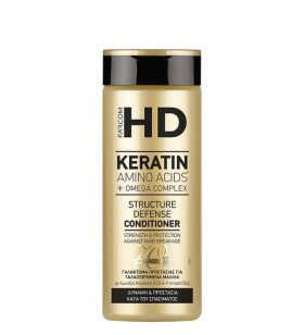HD Keratin Structure Defense Conditioner, Μαλακτική Κρέμα για Ταλαιπωρημένα μαλλιά Δύναμη & Προστασία κατά του σπασίματος, 330ml