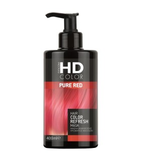 HD Color Refresh Mask Pure Red, Μάσκα Ανανέωσης Χρώματος για Φυσικά & Βαμμένα Μαλλιά, 400ml