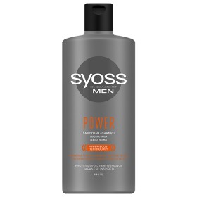 Syoss Men Power, Σαμπουάν για Κανονικά & Ταλαιπωρημένα Μαλλιά, 440ml