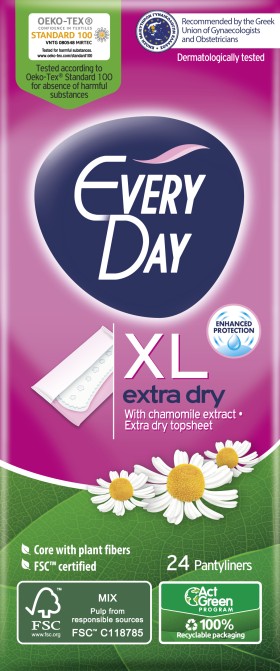 Every Day Σερβιετάκια Extra Dry EXTRA LONG 24 τεμ.