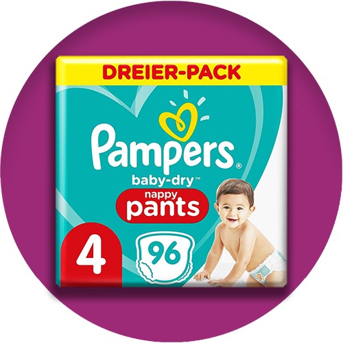 Pampers Pants, Πάνες Βρακάκι Μέγεθος Νο4 (9-13kg), Maxi Pack, 96 τεμ.
