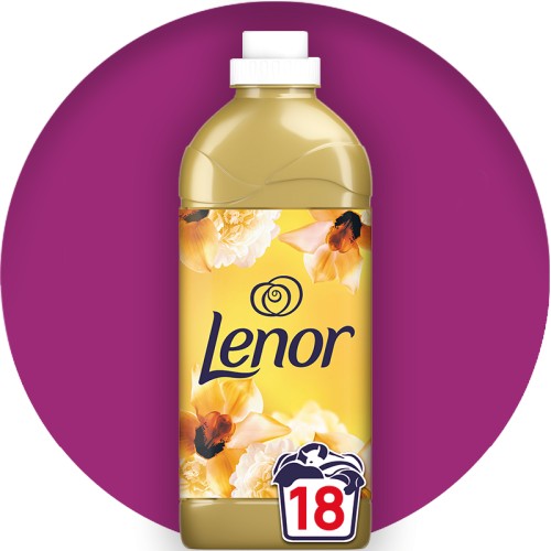 Lenor Gold Orchid Μαλακτικό Ρούχων - 18 Μεζούρες, 0,55Lt