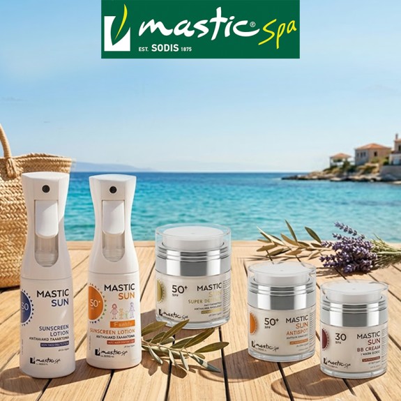 Ανακάλυψε τώρα τη Νέα Αντηλιακή Σειρά Mastic Spa, για πρόσωπο και σώμα με Μαστίχα & Φυσικά Αντηλιακά Φίλτρα