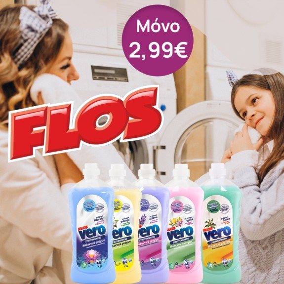 Flos Vero Συμπυκνωμένα Mαλακτικά, 1.5lt  ΜΟΝΟ 2.99€