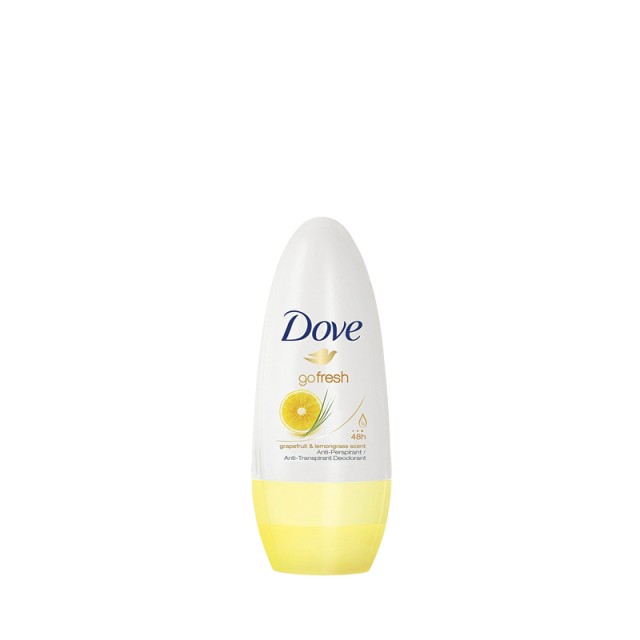 Dove Go Fresh Grapefruit & Lemongrass, Γυναικείο Αποσμητικό Roll on, 50ml