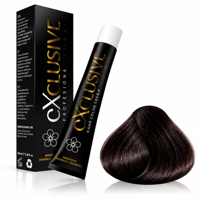 Exclusive Professional Hair Color Cream Βαφή Μαλλιών 100 ml No 7.11