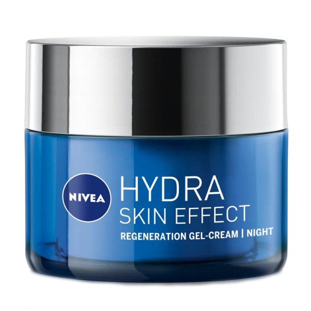 Nivea Hydra Skin Effect Pure Hyaluron Night Cream Ενυδατική Κρέμα Αναζωογόνησης Nύχτας με Υαλουρονικό Οξύ, 50ml
