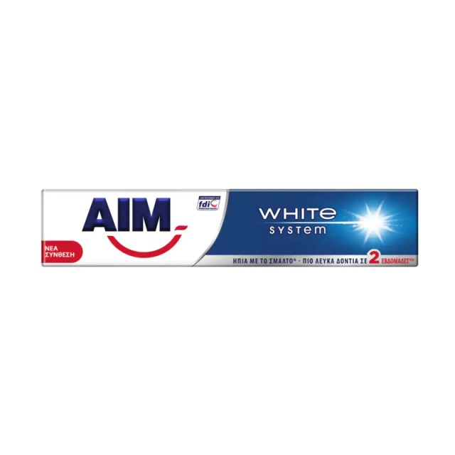 Aim White System, Οδοντόκρεμα, 75ml
