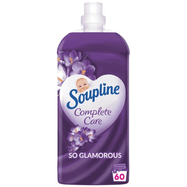 Soupline Complete Care So Glamorous Συμπυκνωμένο Μαλακτικό Ρούχων, 60μεζ. 1,26lt