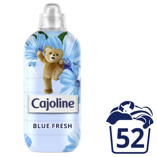 Cajoline Blue Fresh, Συμπυκνωμένο Μαλακτικό Ρούχων 52μεζ 1,196lt