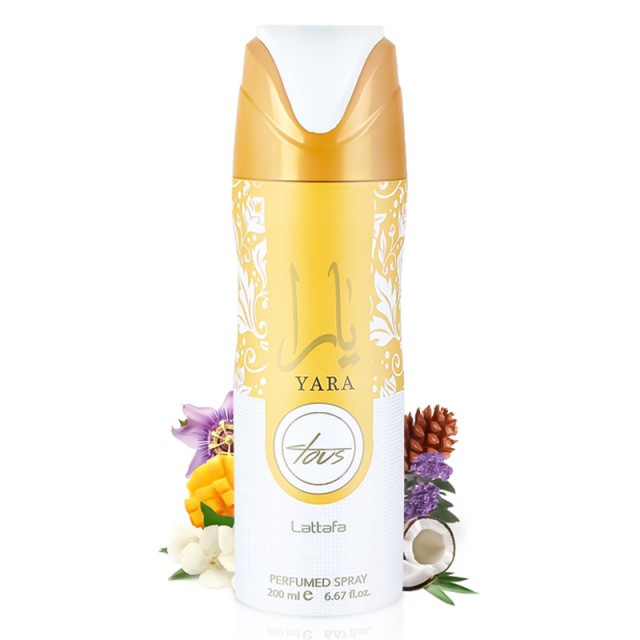 Lattafa Yara Tous Deodorant Spray, Αποσμητικό Σπρέι Σώματος 200ml
