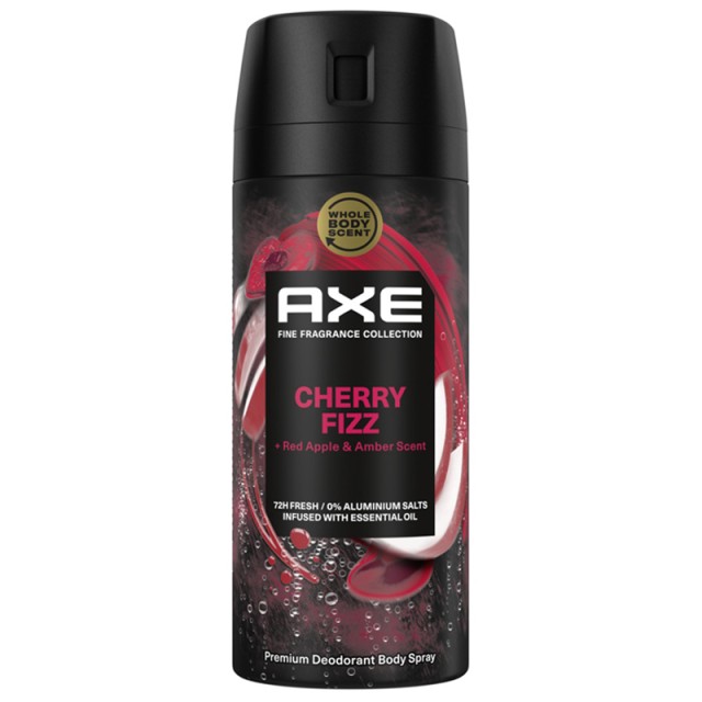 Axe Fine Fragrance Collection Cherry Fizz, Ανδρικό Αποσμητικό Σπρέι, 150ml
