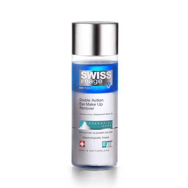 Swiss Image Double Action Eye Make Up Remover, Για Όλους τους Τύπους Δέρματος, 150ml