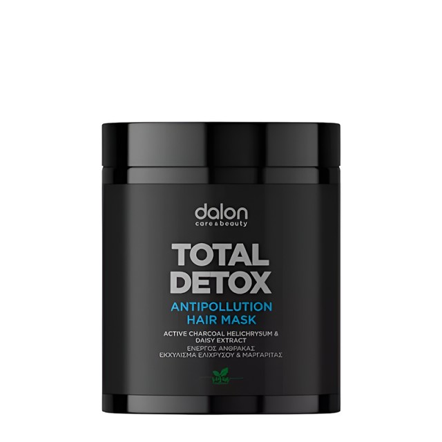 Dalon Hair Mask Total Detox Antipollution, Μάσκα Μαλλιών με Ενεργό Άνθρακα, 1000ml