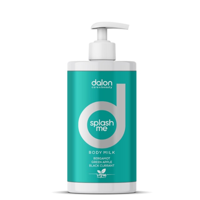 Dalon Body Milk Bergamot Green Apple Black Currant Splash me, Γαλάκτωμα Σώματος, 500ml