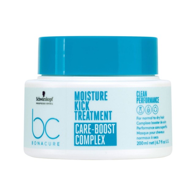 Schwarzkopf Professional Bonacure Moisture Kick Treatment Hair Masque Ενυδατική Μάσκα για Ξηρά & Αφυδατωμένα Μαλλιά 200ml