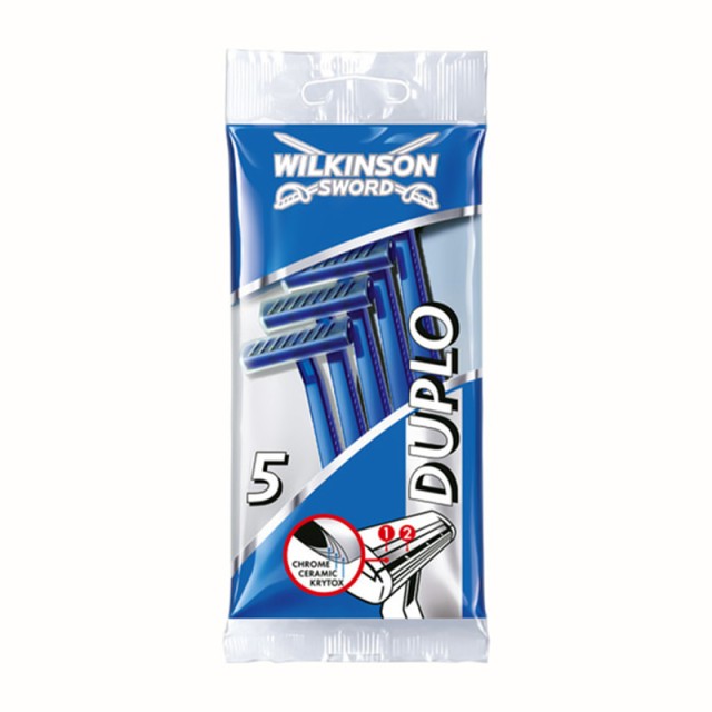 Wilkinson Sword Duplo Twin Edge, Ξυραφάκια Μίας Χρήσης 5τμχ