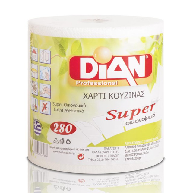 Dian Professional, Χαρτί Κουζίνας 280γρ, 1τμχ